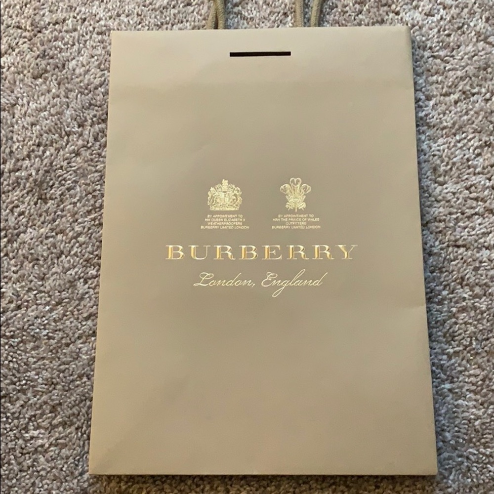 Burberry shopping bag